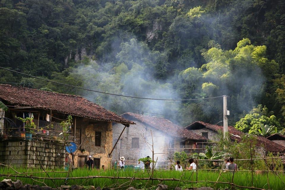 A Sy Ban Gioc Homestay - Lang Da Khuoi Ky Cao Bang Exterior foto