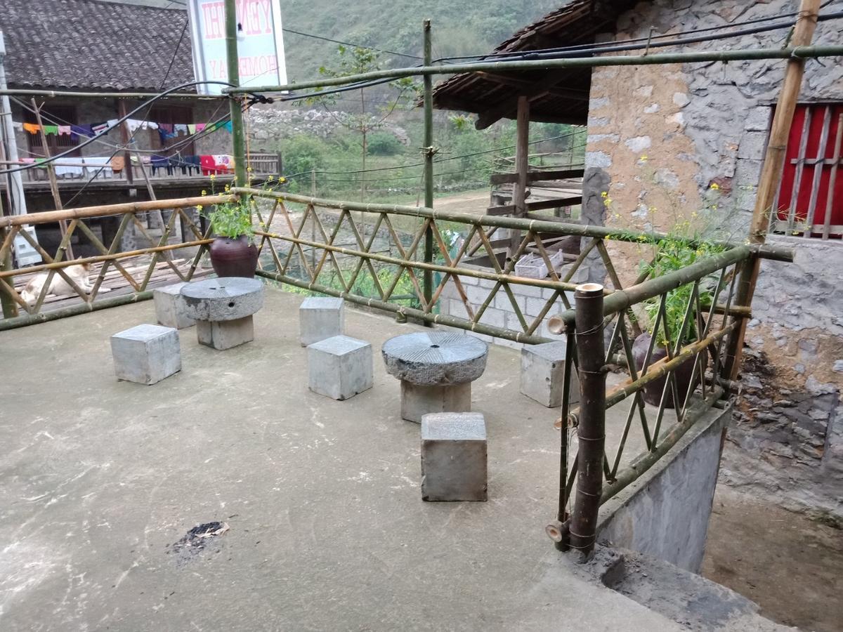 A Sy Ban Gioc Homestay - Lang Da Khuoi Ky Cao Bang Exterior foto