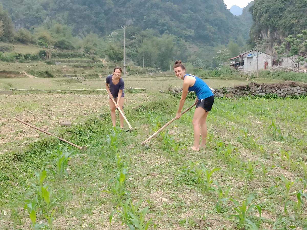 A Sy Ban Gioc Homestay - Lang Da Khuoi Ky Cao Bang Exterior foto
