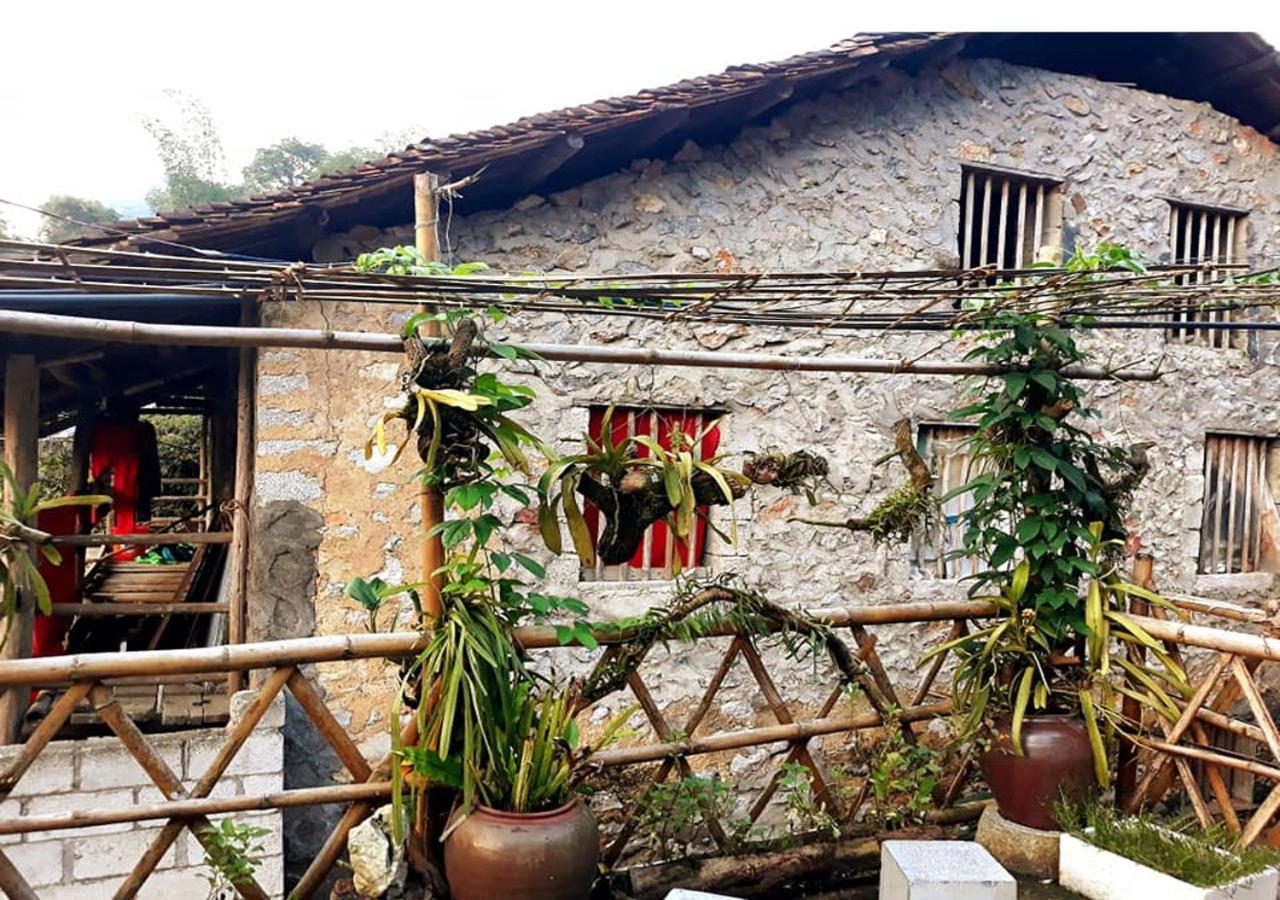 A Sy Ban Gioc Homestay - Lang Da Khuoi Ky Cao Bang Exterior foto