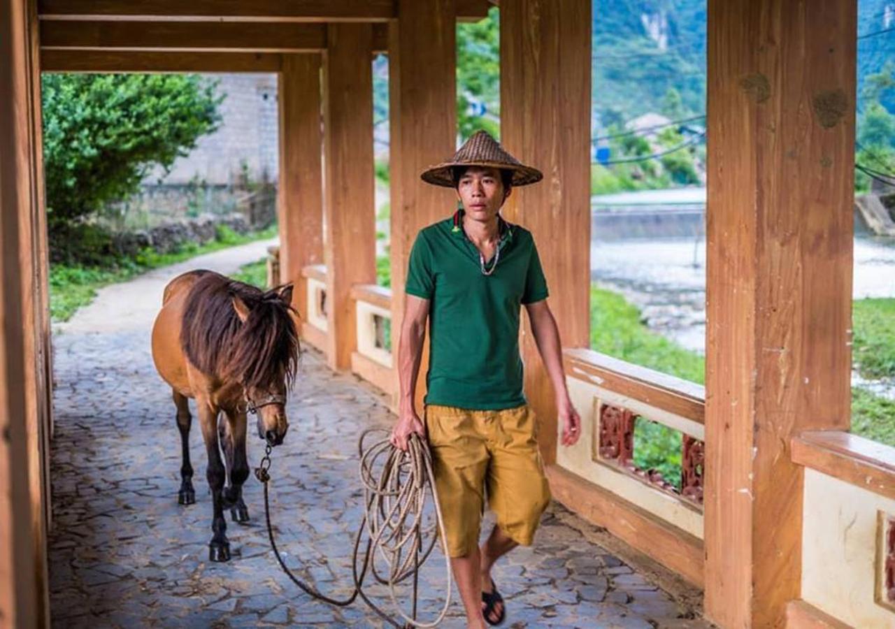 A Sy Ban Gioc Homestay - Lang Da Khuoi Ky Cao Bang Exterior foto